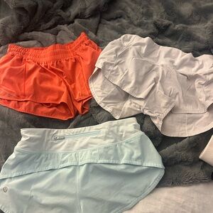 Lulu lemon shorts 

All size 4 Regular

25$ each 
70$ total
